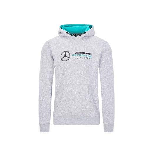 Bluza męska z kapturem Logo szara Mercedes AMG F1 2020 Mercedes Amg Petronas F1 Team  M gadzetyrajdowe.pl