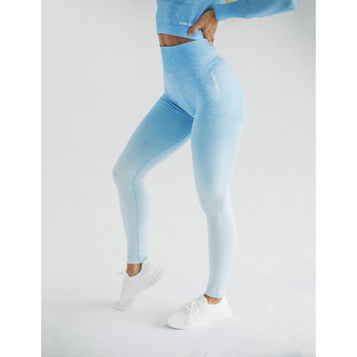 Legginsy bezszwowe OMBRE BABY BLUE Gym Hero S