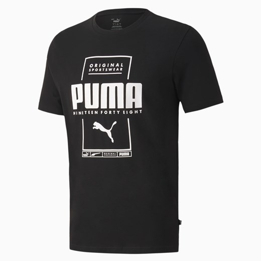 PUMA Box Men's Tee, Czarny, rozmiar XS, Odzież Puma  XL PUMA EU