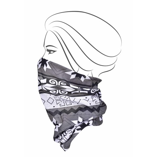 Wielofunkcyjna chusta, czarno-biało-szara ze sklepu Moja Dedra - domodi w kategorii Szaliki i chusty damskie - zdjęcie 89187991
