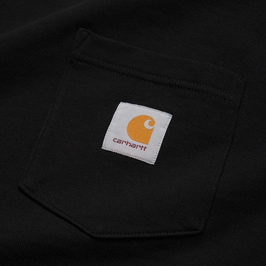 Bluza męska Carhartt WIP Pocket Sweatshirt I027681 BLACK Carhartt Wip   sneakerstudio.pl