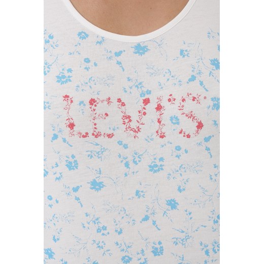 T-shirt Levi's® Graphic Tank  "Cloud Dancer Floral" be-jeans bialy tanktop