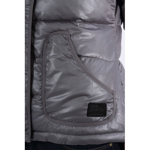 Kurtka Lee® Puffer Jacket "Asphalt" be-jeans szary poliamid