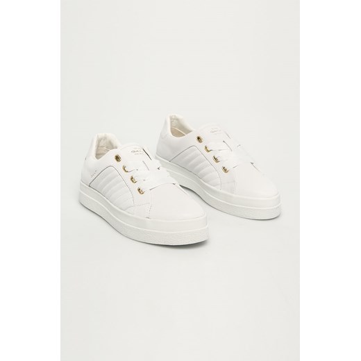 Buty sportowe damskie Gant skórzane na platformie