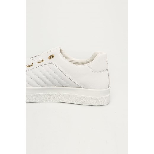 Buty sportowe damskie Gant na platformie białe skórzane 