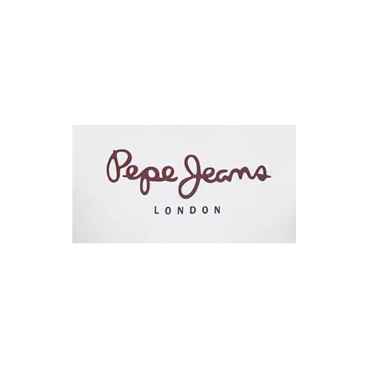 koszulka męska t-shirtpm500465  pepe jeans biała