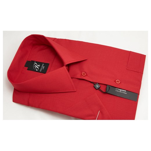 Koszula czerwona 48 176/182 kr. 80% krzysztof czerwony elegancki