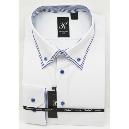 Rafael koszula biała XL 43-44 170/176 dł. klasyczna krzysztof bialy elegancki