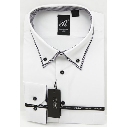 Rafael koszula biała 46 188/194 dł. klasyczna krzysztof bialy elegancki
