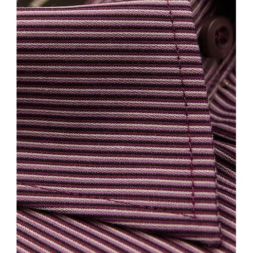 Koszula w prążki 50 182/188 dł. klasyczna krzysztof fioletowy elegancki