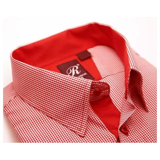 Koszula czerwona w kratkę M 39-40 176/182 EXCLUSIVE LINE