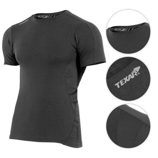 Texar Koszulka T-Shirt Base Layer Czarna  Texar 3XL milworld.pl