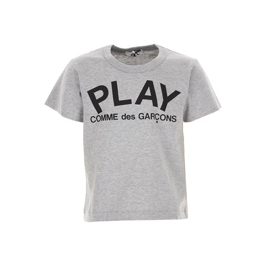 Comme des Garçons Koszulka Dziecięca dla Dziewczynek, szary, Bawełna, 2019, 2Y 4Y 6Y Comme Des Garçons  2Y RAFFAELLO NETWORK
