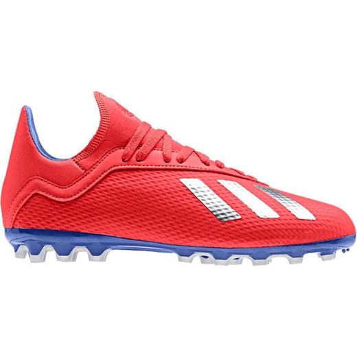 Buty piłkarskie korki X 18.3 AG Junior Adidas (red/silver/blue) adidas  38 2/3 SPORT-SHOP.pl