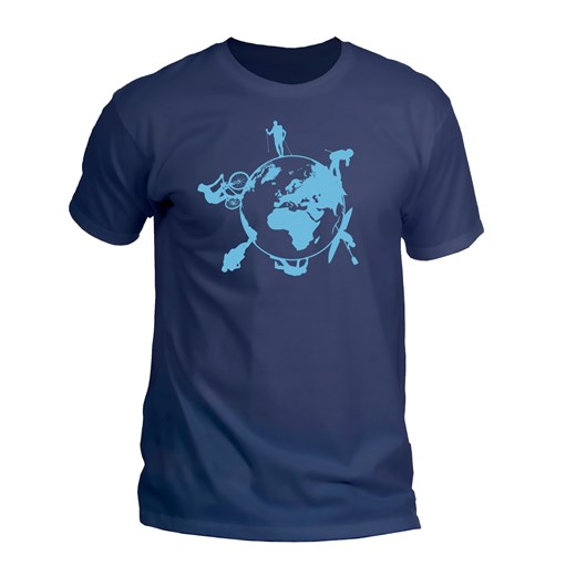 T-shirt męski Fjord Nansen z krótkim rękawem 
