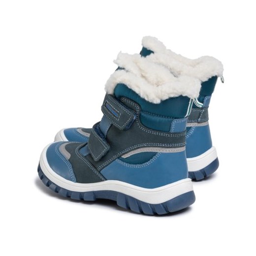 Buty zimowe dziecięce granatowe Lasocki Kids śniegowce 