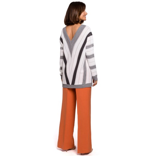 Sweter damski Style Odzież Damska UN szary WKMD