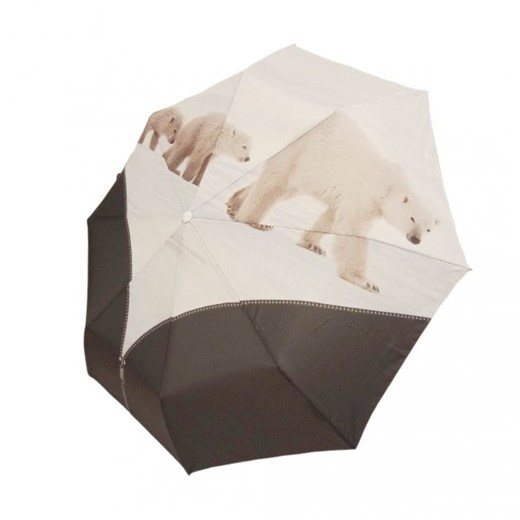 Niedźwiedź polarny parasolka składana automat  Lantana  Parasole MiaDora.pl