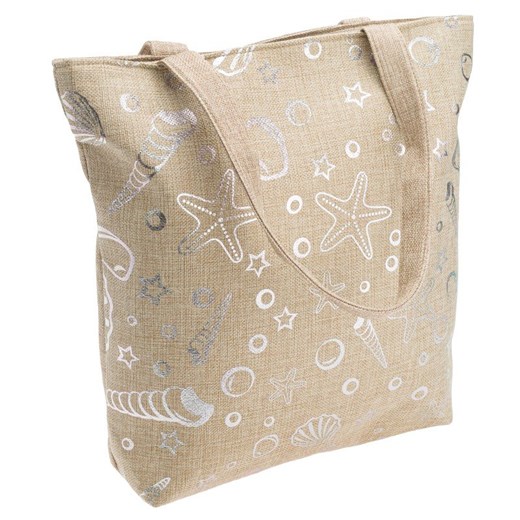 Shopper bag 4U Cavaldi z tkaniny wakacyjna 
