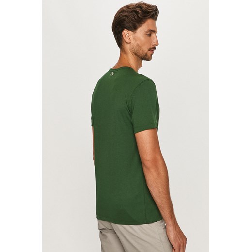 T-shirt męski zielony Lacoste 