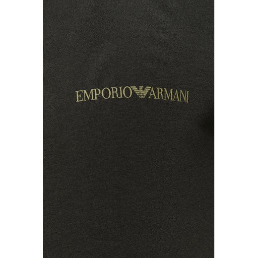 Emporio Armani t-shirt męski bez wzorów z dzianiny 