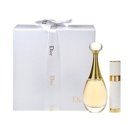Christian Dior Jadore W Zestaw perfum Edp 50ml + 7,5ml z możliwością napełnienia e-glamour bialy zestaw
