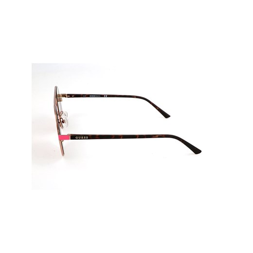 Damskie okulary przeciwsłoneczne w kolorze różowo-brązowym