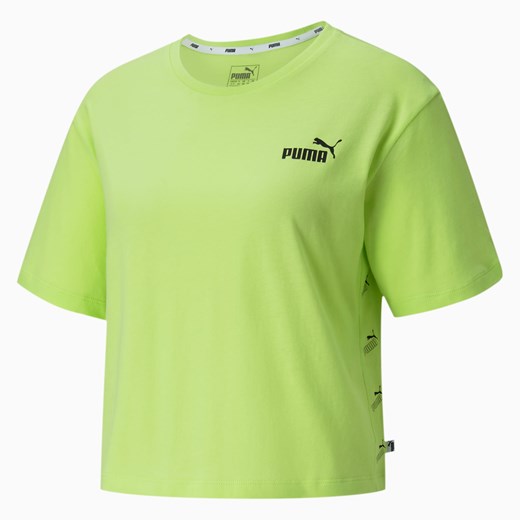 PUMA Damska Koszulka Amplified, Zielony, rozmiar XS, Odzież Puma  XS PUMA EU
