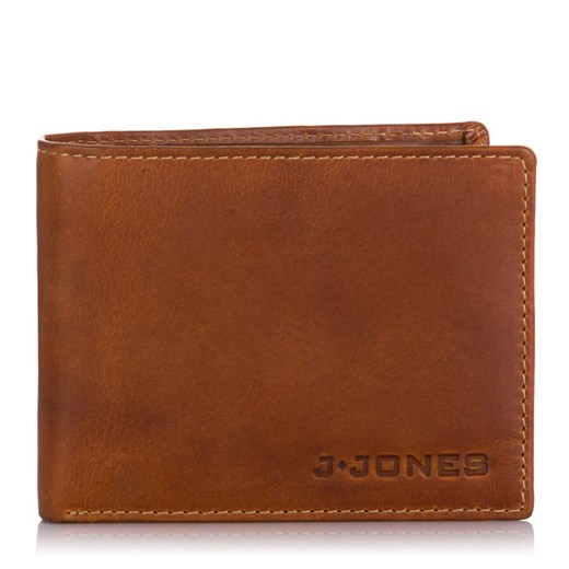Skórzany portfel męski brązowy J.Jones RFID 5329   uniwersalny Skorzana.com