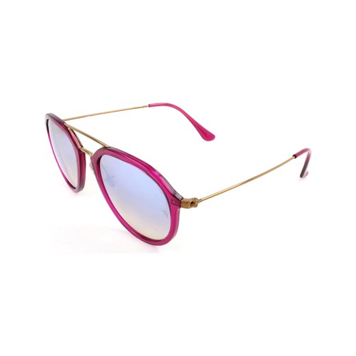 Damskie okulary przeciwsłoneczne w kolorze różowo-złotym