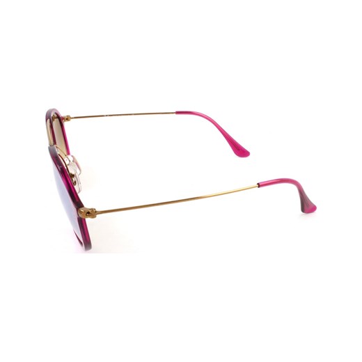 Damskie okulary przeciwsłoneczne w kolorze różowo-złotym