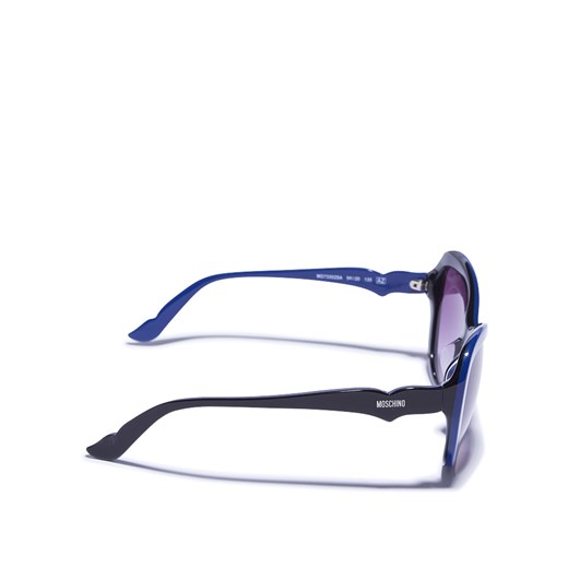 Damskie okulary przeciwsłoneczne w kolorze niebiesko-czarno-fioletowym