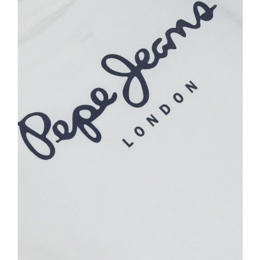 T-shirt chłopięce biały Pepe Jeans 