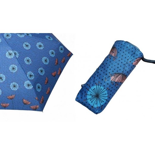 Niebieskie dmuchawce parasolka miniaturowa DM431  Parasol  Parasole MiaDora.pl
