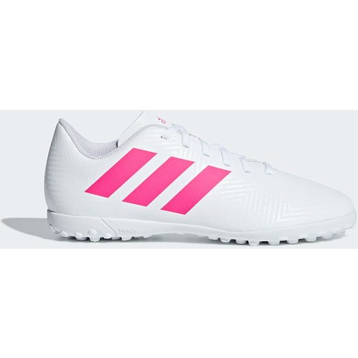 Buty piłkarskie turfy Nemeziz Tango 18.4 TF Junior Adidas (cloud white/shock pink) adidas  28 SPORT-SHOP.pl