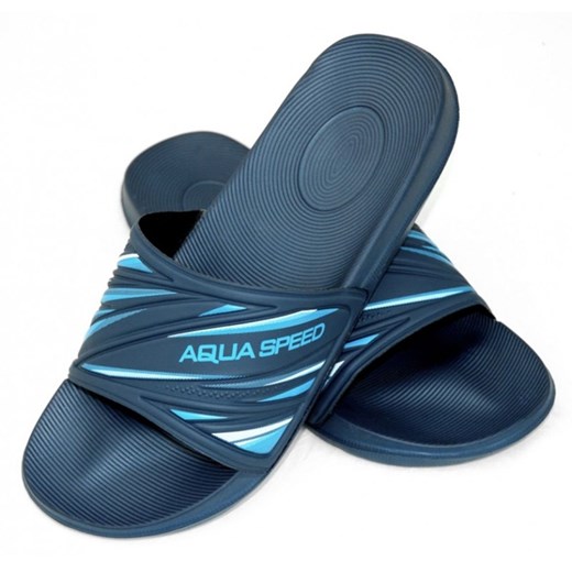 Klapki męskie niebieskie Aqua-Speed 