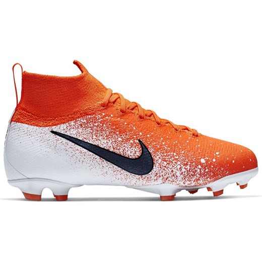 Buty sportowe męskie Nike mercurial pomarańczowe sznurowane 