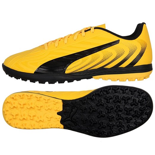 Buty sportowe dziecięce żółte Puma wiązane 