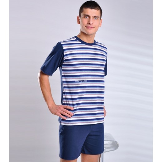 piżama ROMAN "4XL-6XL 4 kolory" moraj niebieski bluzka