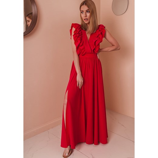 Sukienka Carmela - czerwona II  Latika L Butik Latika