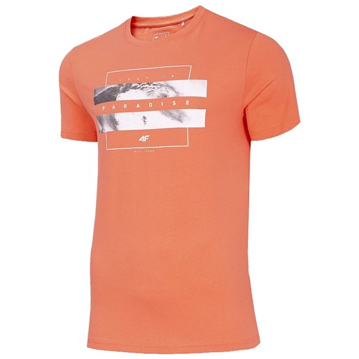 Koszulka T-shirt 4F TSM035 - łososiowy (H4L20-TSM035-64S)