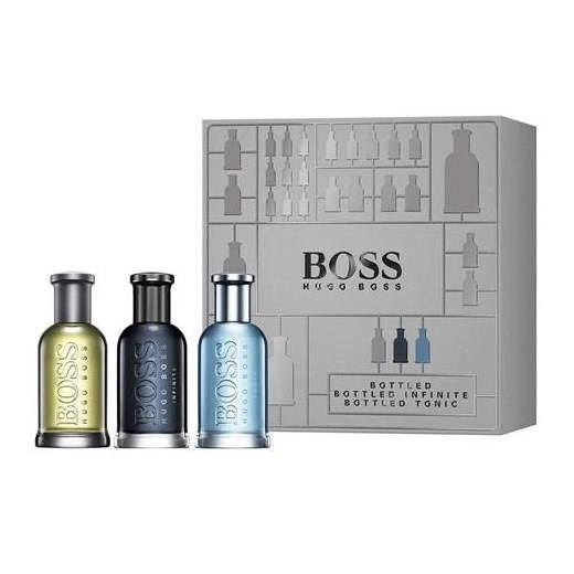 SET HUGO BOSS  Bottled EDT 30ml +  Boss Infinite EDP 30ml + Boss Tonic EDT 30ml Hugo Boss   perfumeriawarszawa.pl