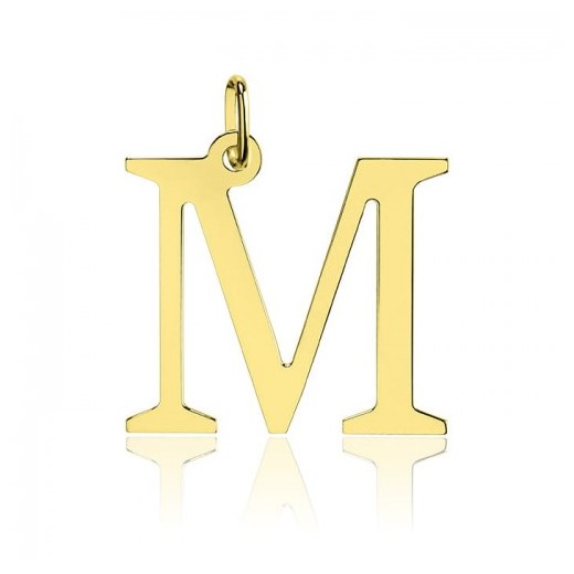 Złota literka "M" duża  Hosa  
