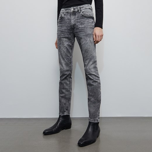 Reserved - Spodnie jeansowe slim - Reserved 33/32 wyprzedaż Reserved