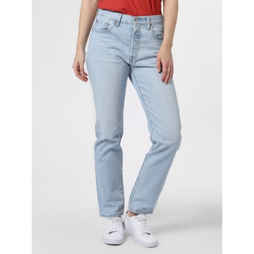 Levi's - Jeansy damskie – 501® Cropped, niebieski 28-30 vangraaf