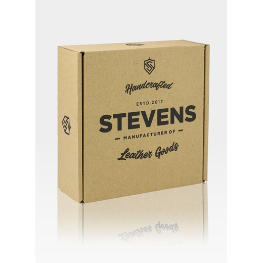 Pasek parciany do spodni marki Stevens w komplecie z pudełkiem Stevens uniwersalny wyprzedaż ModnyPortfel