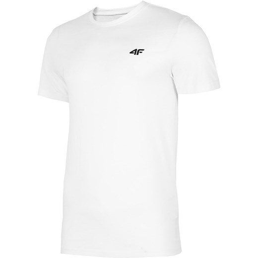 Koszulka T-shirt 4F TSM003 - biała (NOSH4-TSM003-10S) L wyprzedaż Military.pl