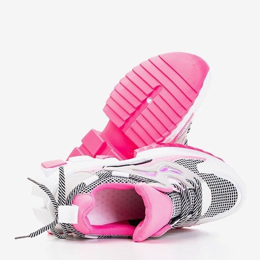 Neonowe różowe sportowe buty damskie Crazy - Obuwie Royalfashion.pl 40 royalfashion.pl