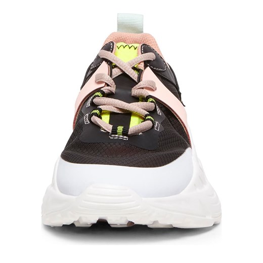 Buty sportowe damskie Steve Madden sneakersy młodzieżowe sznurowane na platformie bez wzorów 