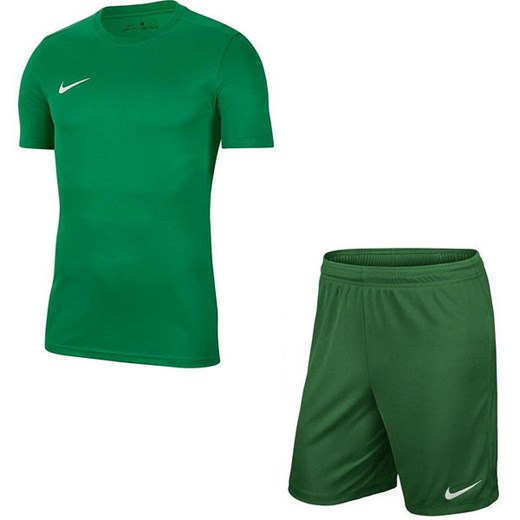 Komplet piłkarski młodzieżowy Park VII + Park II Nike (zielony) Nike XS okazyjna cena SPORT-SHOP.pl